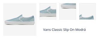 Vans Classic Slip On Modrá 1