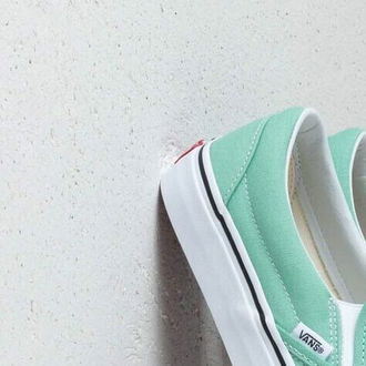 Vans Classic Slip-On Neptune Green/ True White 6