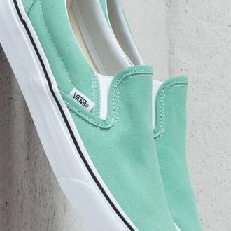 Vans Classic Slip-On Neptune Green/ True White 5