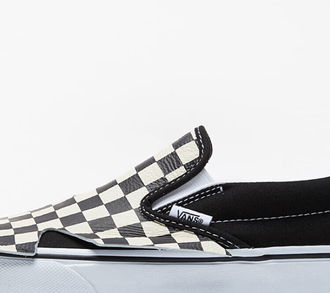 Vans Classic Slip-On Origami Checkerboard/ True White 5