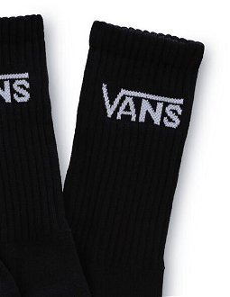 Vans MN Classic Crew Socks 3-Pack - Unisex - Ponožky Vans - Čierne - VN000XRZBLK1 - Veľkosť: 38.5 7