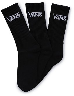 Vans MN Classic Crew Socks 3-Pack - Unisex - Ponožky Vans - Čierne - VN000XRZBLK1 - Veľkosť: 38.5 2