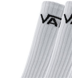 Vans MN Classic Crew Socks 3-Pack White - Unisex - Ponožky Vans - Biele - VN000XRZWHT1 - Veľkosť: 38.5 6