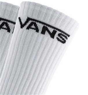 Vans MN Classic Crew Socks 3-Pack White - Unisex - Ponožky Vans - Biele - VN000XRZWHT1 - Veľkosť: 38.5 7