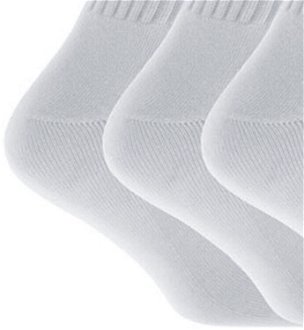 Vans MN Classic Crew Socks 3-Pack White - Unisex - Ponožky Vans - Biele - VN000XRZWHT1 - Veľkosť: 38.5 8