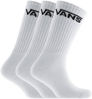 Vans MN Classic Crew Socks 3-Pack White - Unisex - Ponožky Vans - Biele - VN000XRZWHT1 - Veľkosť: 38.5 2