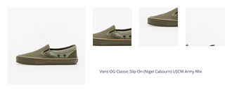 Vans OG Classic Slip-On (Nigel Cabourn) USCM Army Mix 1