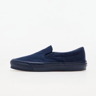 Vans OG Classic Slip-On (Velvet Embroidery) Navy/ Black 2