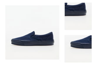 Vans OG Classic Slip-On (Velvet Embroidery) Navy/ Black 3