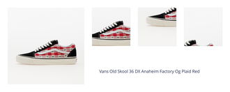 Vans Old Skool 36 DX Anaheim Factory Og Plaid Red 1