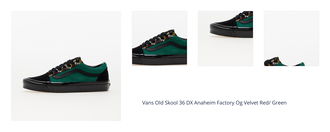 Vans Old Skool 36 DX Anaheim Factory Og Velvet Red/ Green 1