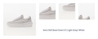 Vans Old Skool Overt Plus ComfyCush Light Grey/ White 1