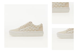 Vans Old Skool Platform (Wowen Leather) White/ Cream 3