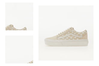 Vans Old Skool Platform (Wowen Leather) White/ Cream 4