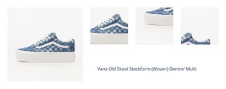 Vans Old Skool Stackform (Woven) Demin/ Multi 1