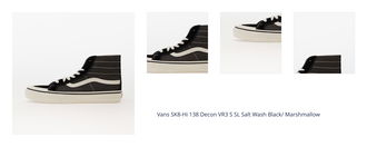 Vans SK8-Hi 138 Decon VR3 S SL Salt Wash Black/ Marshmallow 1