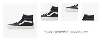 Vans Sk8-Hi 38 DX (Anaheim Factory) Black/ Leather 1