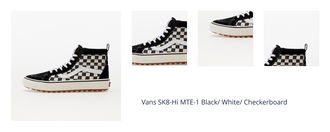 Vans SK8-Hi MTE-1 Black/ White/ Checkerboard 1