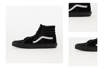 Vans SK8-Hi (Suede/ Canvas) Black/ True White 3