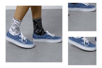 Vans Stranger Things Miss Match Socks Black/White - Unisex - Ponožky Vans - Biele - VN0007RQY281 - Veľkosť: 38.5 3