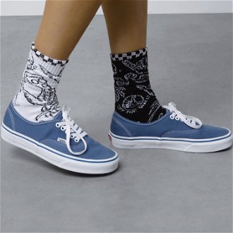 Vans Stranger Things Miss Match Socks Black/White - Unisex - Ponožky Vans - Biele - VN0007RQY281 - Veľkosť: 38.5 2