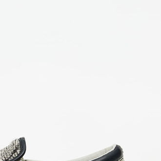 Vans Super ComfyCush Slip-On (Snake/ Pony) Black/ Marshmallow 7