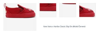 Vans Vans x Haribo Classic Slip On dětské Červená 1
