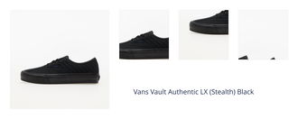 Vans Vault Authentic LX (Stealth) Black 1