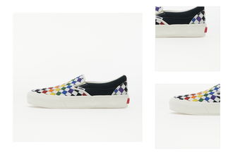 Vans Vault Classic Slip-On LX (Pride) Woven Leather/ Rainbow/ Marshmallo 3