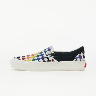 Vans Vault Classic Slip-On LX (Pride) Woven Leather/ Rainbow/ Marshmallo 2