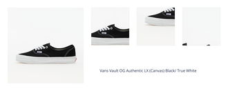 Vans Vault OG Authentic LX (Canvas) Black/ True White 1