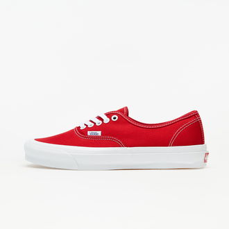 Vans Vault OG Authentic LX (Canvas) Red/ True White 2