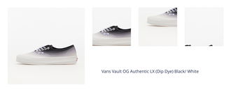 Vans Vault OG Authentic LX (Dip Dye) Black/ White 1