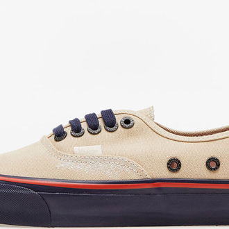 Vans Vault OG Authentic LX (Nigel Cabourn) Worn White/ Navy 5