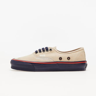 Vans Vault OG Authentic LX (Nigel Cabourn) Worn White/ Navy 2