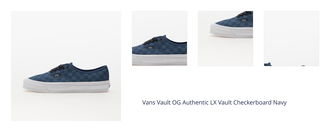 Vans Vault OG Authentic LX Vault Checkerboard Navy 1