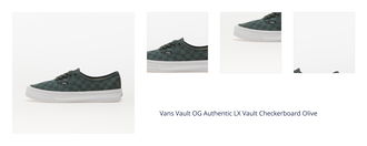 Vans Vault OG Authentic LX Vault Checkerboard Olive 1