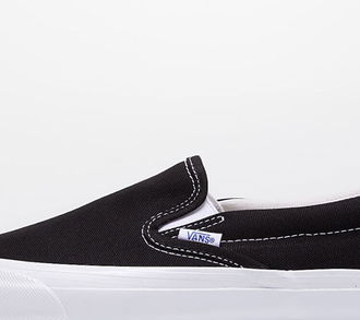 Vans Vault OG Classic Slip-On LX (Canvas) Black/ True White 5