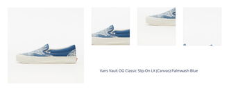 Vans Vault OG Classic Slip-On LX (Canvas) Palmwash Blue 1