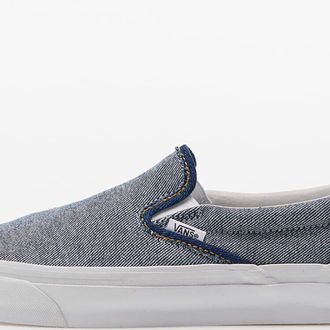 Vans Vault OG Classic Slip-On LX Denim Indigo 5