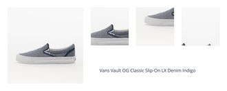 Vans Vault OG Classic Slip-On LX Denim Indigo 1