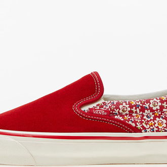 Vans Vault OG Classic Slip-On LX (Micro Daisy) Racing Red 5