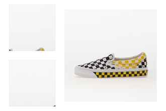 Vans Vault OG Classic Slip-On LX Vault Checkerboard Black/ Yellow 4