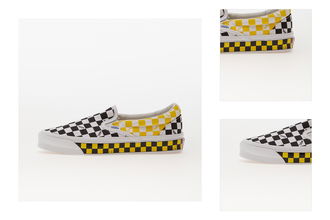 Vans Vault OG Classic Slip-On LX Vault Checkerboard Black/ Yellow 3