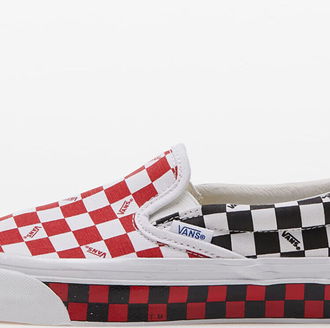 Vans Vault OG Classic Slip-On LX Vault Checkerboard Red/ Black 5