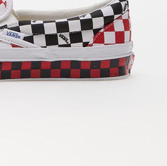 Vans Vault OG Classic Slip-On LX Vault Checkerboard Red/ Black 9