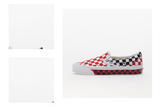 Vans Vault OG Classic Slip-On LX Vault Checkerboard Red/ Black 4