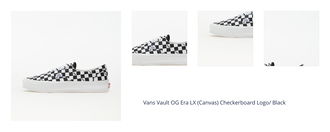 Vans Vault OG Era LX (Canvas) Checkerboard Logo/ Black 1