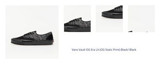 Vans Vault OG Era LX (OG Static Print) Black/ Black 1