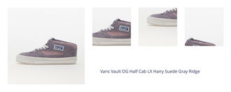 Vans Vault OG Half Cab LX Hairy Suede Gray Ridge 1